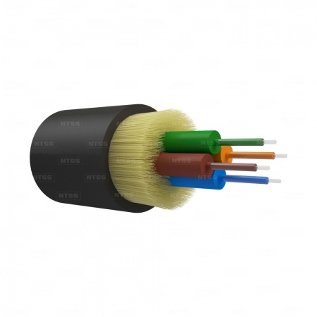 Кабель оптический IN/OUT, OM3, 50/125, 4 волокна, LSZH, черный-NTSS-FO-D-IN/OUT-503-4-LSZH-0