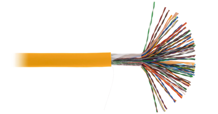 Кабель NETLAN U/UTP 50 пар, Кат.5, LSZH нг(B)-HF, оранжевый, 305м-0