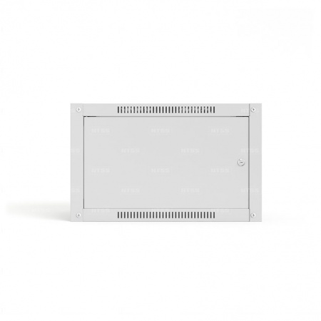 19'' Настенный шкаф NTSS СТАНДАРТ 9U 600×600×500 мм, металлическая дверь, стенки съемные, RAL 7035-1