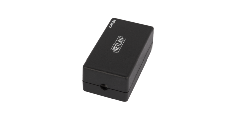 Кабельный соединитель NETLAN IDC-IDC, Кат.5e, неэкранированный, черный.-0