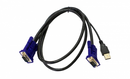 ORIGO OKVMCU KVM-кабель с разъемами VGA и USB, 1,8 м-0