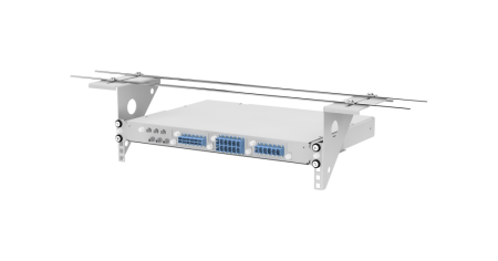 Кронштейн крепления к проволочным лоткам, Высота 2U, RAL 7035-0