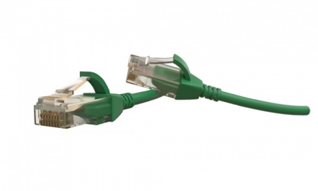 Патч-корд U/UTP, категория 6 (100% Fluke Component Tested), 28AWG, LSZH, 1 м, зеленый-0