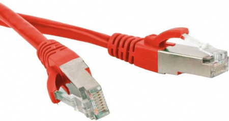 Патч-корд SF/UTP, экранированный, Cat.6 (100% Fluke Component Tested), LSZH, 8 м, красный-0