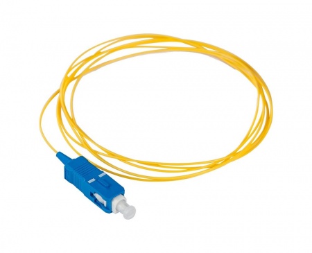Пигтейл оптический SC/UPC SM 0.9мм, 1.5м, 9/125мкм, одномодовый-0
